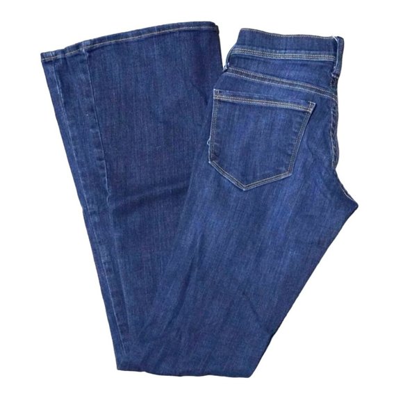 Old Navy Jeans Womens Size 0 Regular Flare Low Rise Stretch - Picture 4 of 10